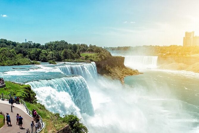 2-Day Niagara Falls US, WatkinsGlen w/Scenic Hotel Upgrade Option - Niagara Falls after dark