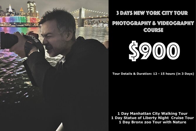 3Days New York City Tour With Professional Photographer - Three days, three kinds of New York photography