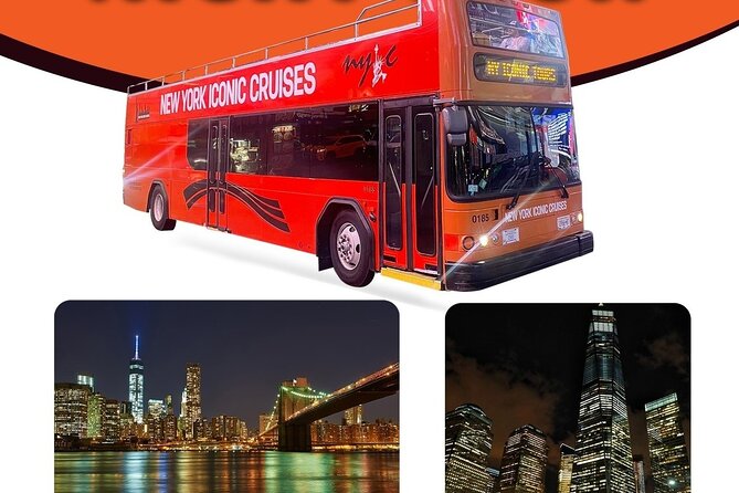 75-Minutes NYC Sightseeing Night Double Decker Bus Tour - The World Trade Center and Lower Manhattan