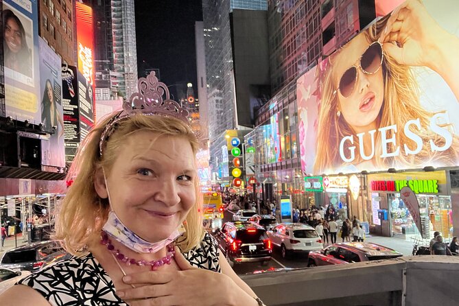 75-Minutes NYC Sightseeing Night Double Decker Bus Tour - Times Square and Midtown after dark