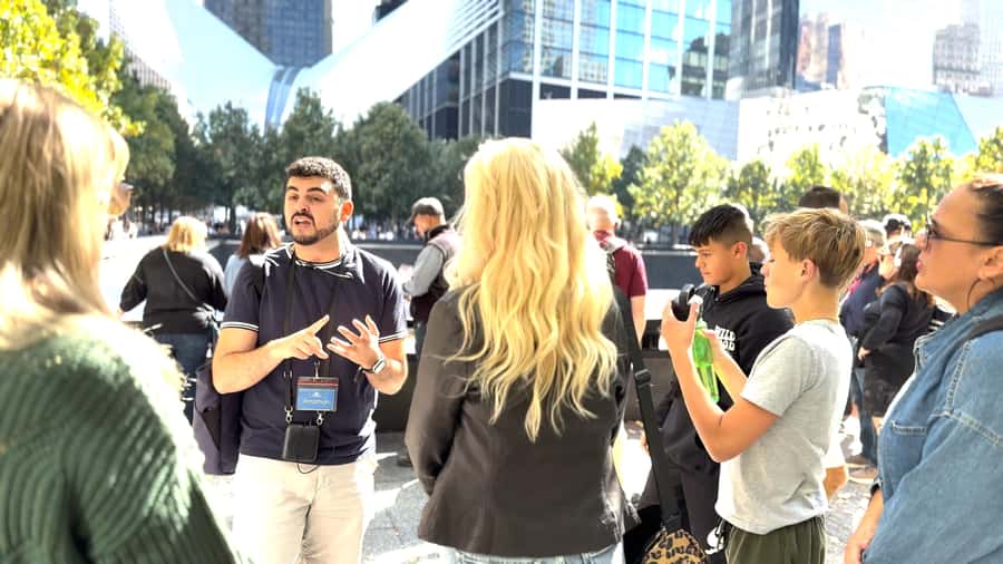 9/11 Ground Zero Walking Tour - Walking toward the new World Trade Center