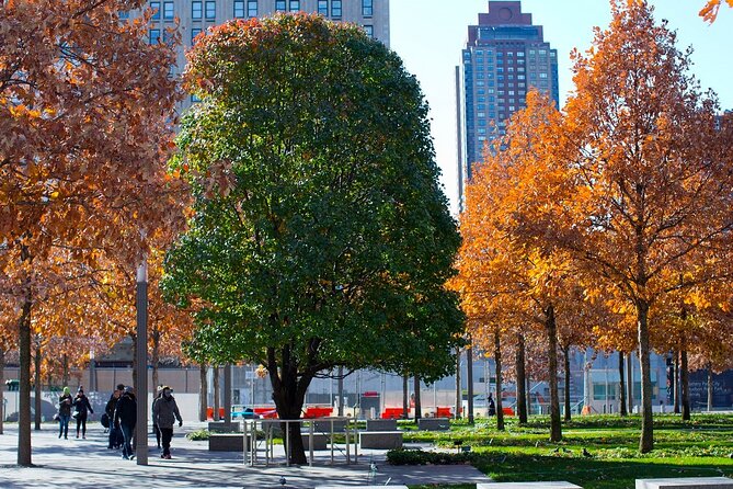9/11 Memorial Tour with Optional Museum and One World Access - The 9/11 Memorial pools and Survivor Tree