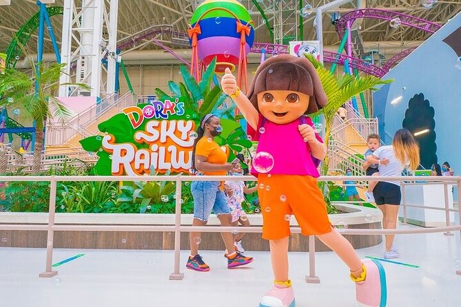 American Dream Nickelodeon Universe Indoor Theme Park Ticket - Food, water, lockers, and parking