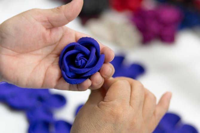 Behind The Scenes Factory Tour - M&S Schmalberg Flowers - Why a fabric flower factory is worth your New York morning