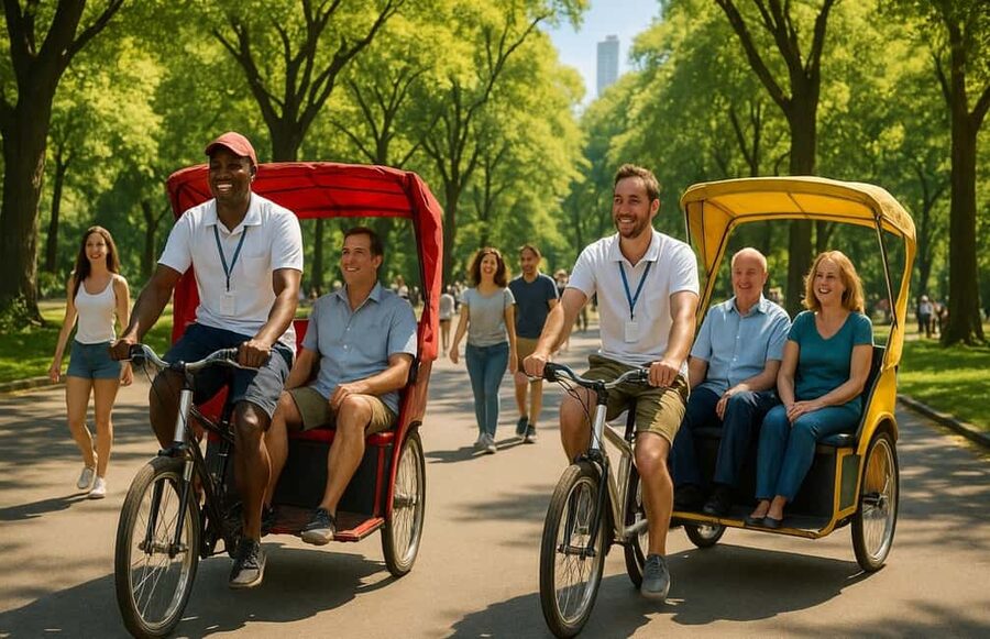 Best of Central Park: Top-Rated Pedicab Tour NYC - Bethesda Terrace, the tour’s grand centerpiece