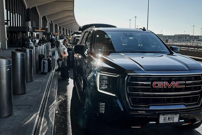 Black SUV Transfer From or To JFK, LGA, EWR - All Fees Included - Inside the Black SUV