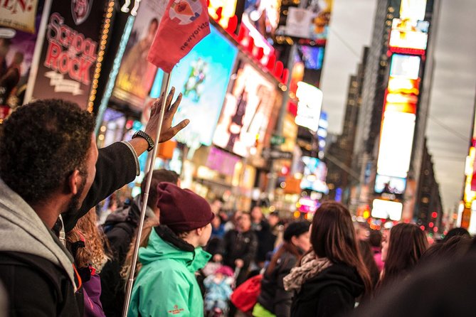 Broadway and Times Square Insider Tour with Theater Professional - Times Square, explained instead of photographed