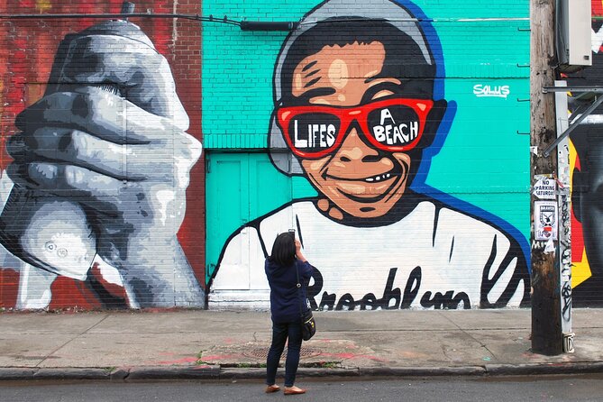 Brooklyn Art Walk, Drink Crawl, & City Views - Finishing on a rooftop with food and drinks