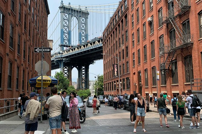 Brooklyn Bridge, DUMBO, and Skyline Guided Walking Tour - Finding the working character of DUMBO