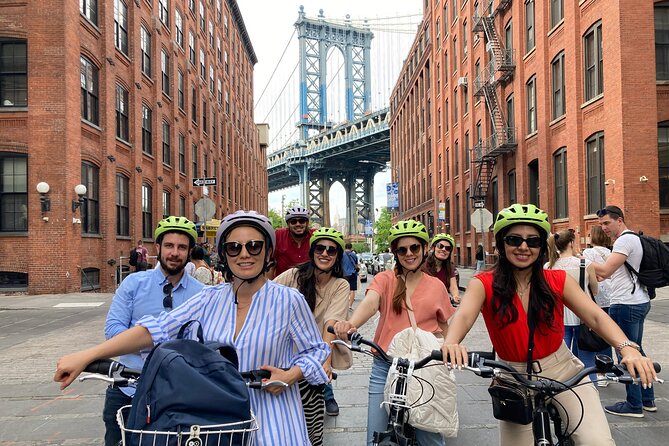 Brooklyn Bridge Waterfront Guided Bike Tour - Crossing the Brooklyn Bridge with time for photos