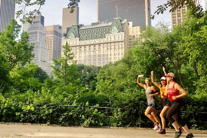 Central Park Highlights Running Tour - Bethesda Fountain begins the sightseeing