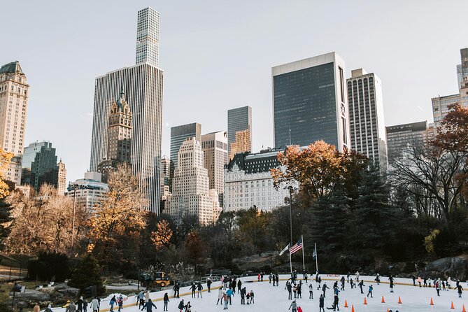 Central Park Movie Locations Pedicab Tour - Passing the zoo and Wollman Rink