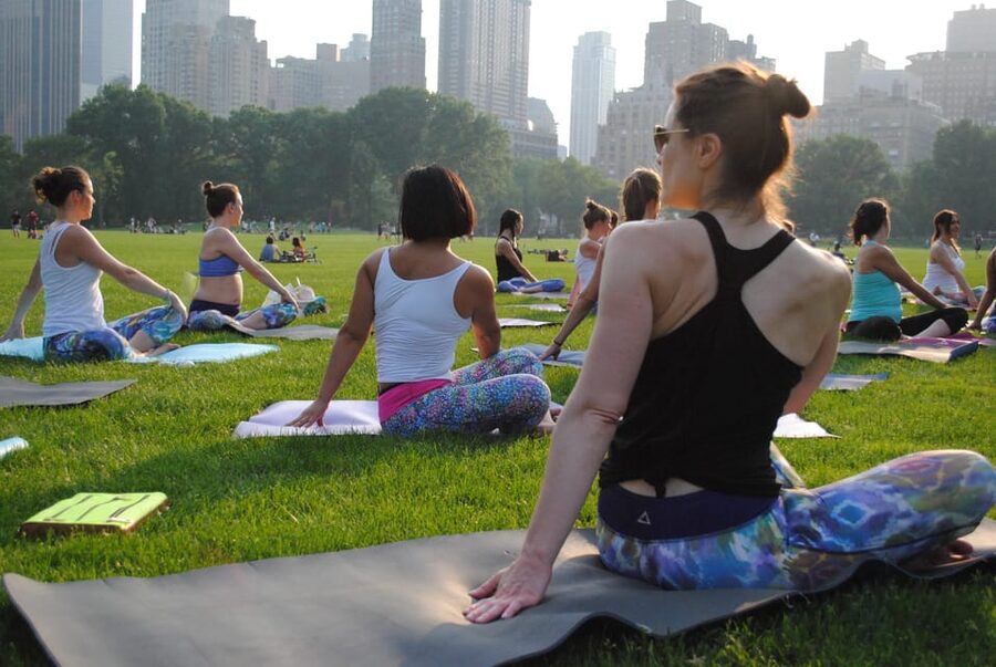 Central Park, New York: Yoga Classes in the park since 2012 - Small details that make the hour better