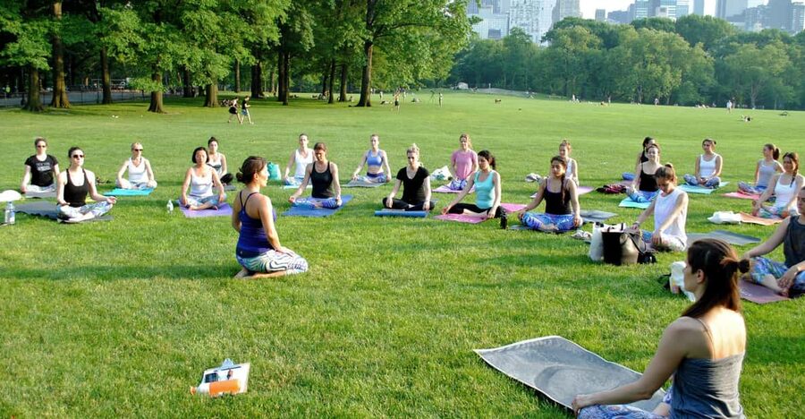 Central Park, New York: Yoga Classes in the park since 2012 - Why the Central Park setting matters