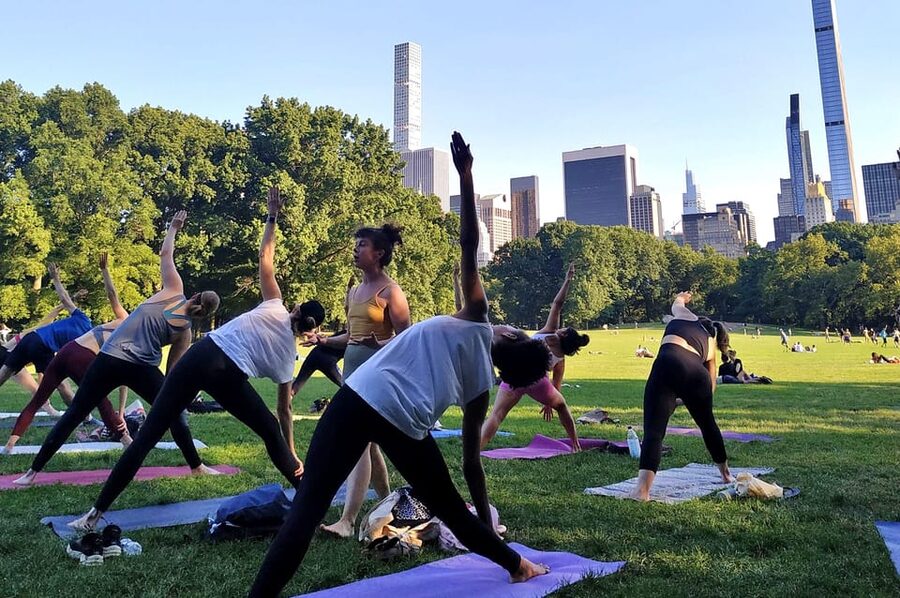 Central Park, New York: Yoga Classes in the park since 2012 - Bring your own equipment