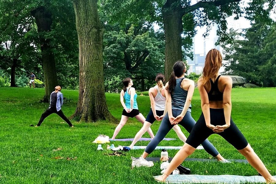 Central Park, New York: Yoga Classes in the park since 2012 - Who will get the most from this experience