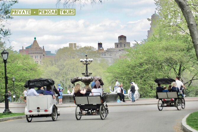 Central Park Pedicab Guided Tours - 1, 1.5 & 2Hrs - Belvedere Castle and the best high view