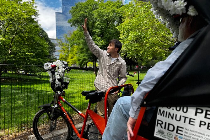 Central Park Pedicab Tours - History and Movie Locations - Bethesda Terrace and Fountain, the park’s grand showpiece