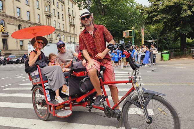Central Park Pedicab Tours with New York Pedicab Services - Meeting at Sixth Avenue and West 57th Street