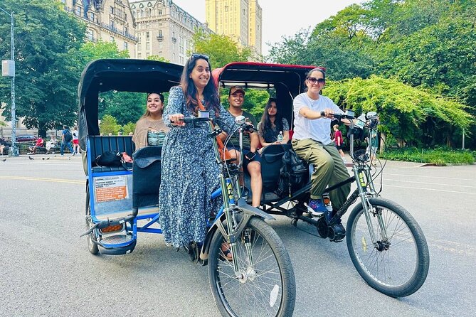 Central Park Private Pedicab Tour - Fifth Avenue, Museum Mile, and the Reservoir