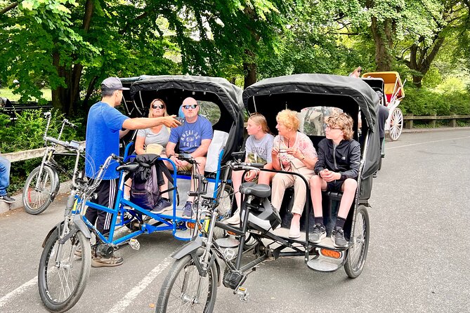 Central Park privet pedicab delux tour -1 hour - Bethesda Fountain and the famous tunnel