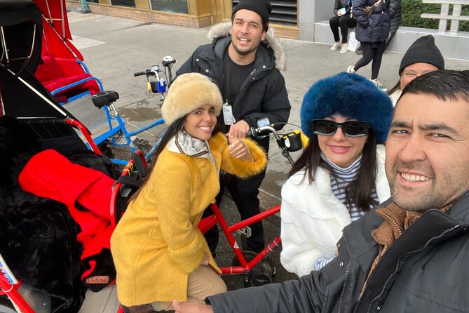 Central Park privet pedicab delux tour -1 hour - Starting at the Carousel and Wollman Rink