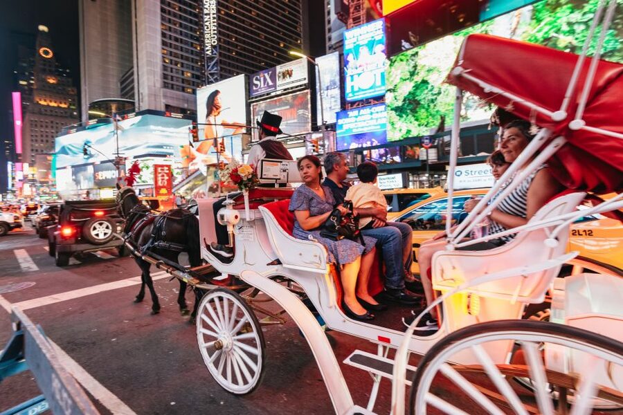 Central Park, Rockefeller & Times Carriage Ride (4 Adults) - Starting at 59th Street and Sixth Avenue