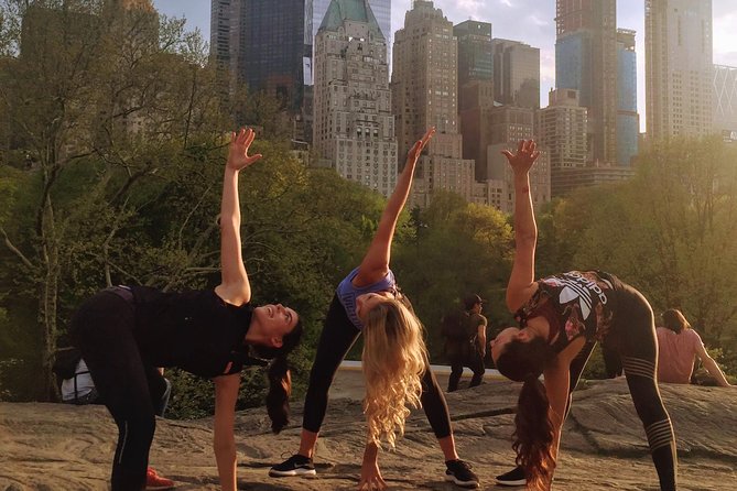 Central Park Walking Tour with Yoga - A small group can make the instruction better