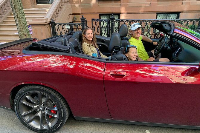 Chauffeured 2 hour Private Tour in a Dodge Challenger Convertible - One World Trade Center and the Battery put downtown in focus