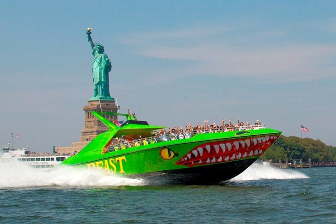 Circle Line: NYC BEAST Speedboat Ride - A loud launch into New York Harbor