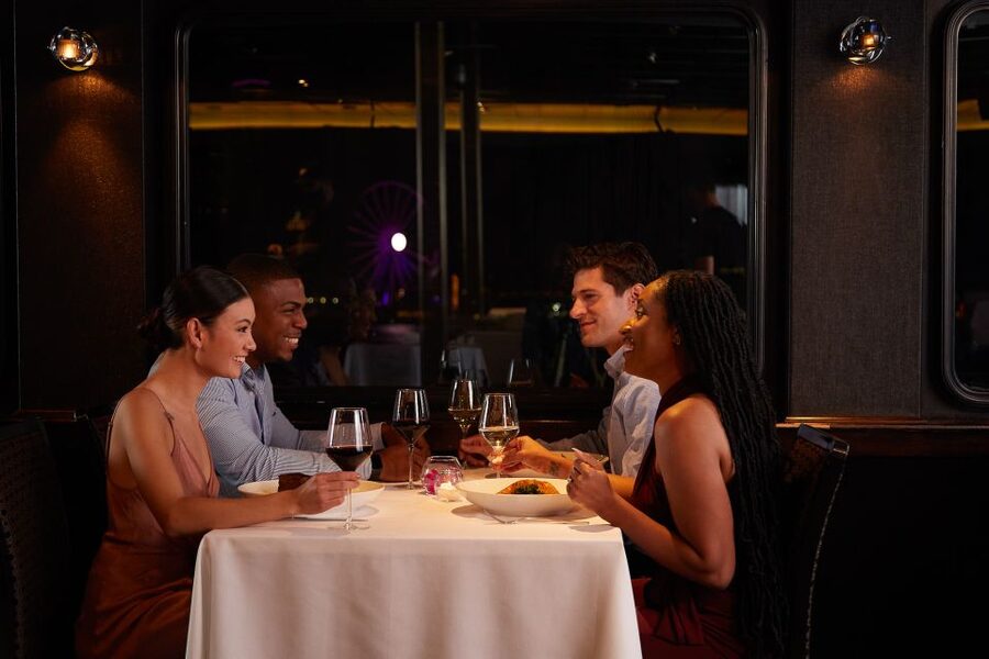 City Cruises New Jersey: NYC Buffet Lunch or Dinner Cruise - A skyline cruise that doubles as dinner