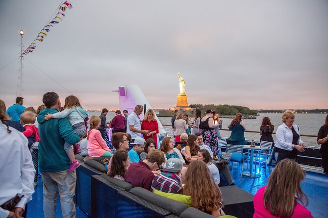 City Cruises New York: Signature Dinner Cruise - The dining room and table setup