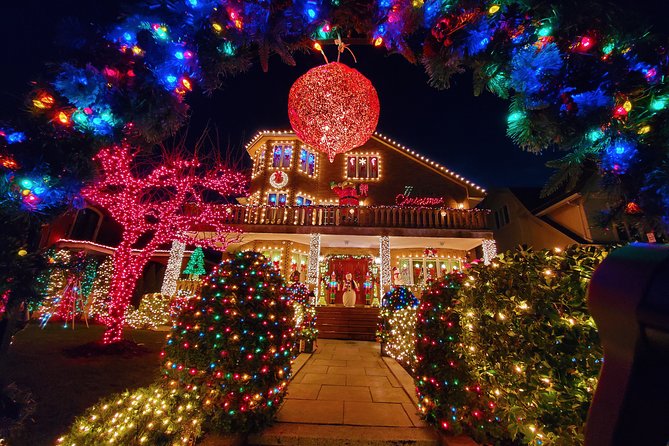 Dyker Heights Christmas Lights Guided Tour - Walking through the decorated streets