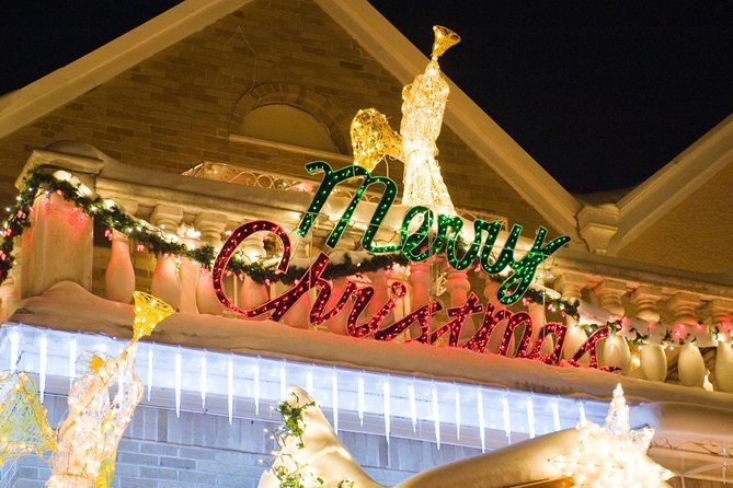 Dyker Heights Christmas Lights Tour - Walking to the Rockefeller Center tree