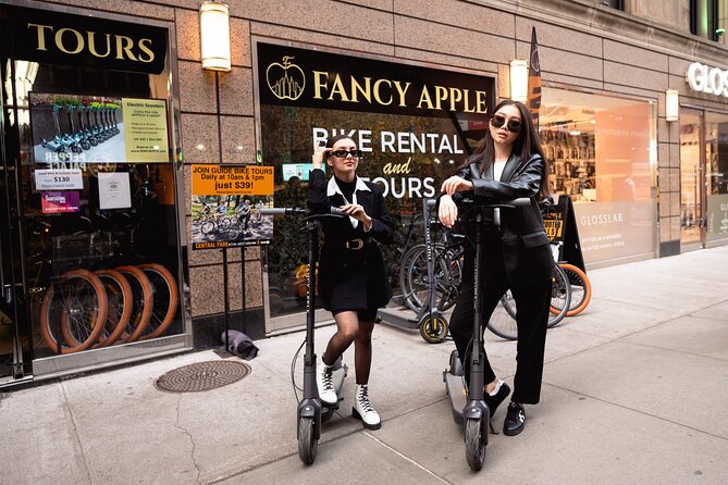 Electric Scooter Rental NYC - The first few minutes: get comfortable before moving off
