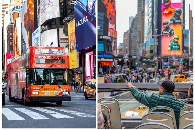 Express Sightseeing Bus Tour with Statue of Liberty Cruise Combo - Flatiron, Union Square, and Greenwich Village