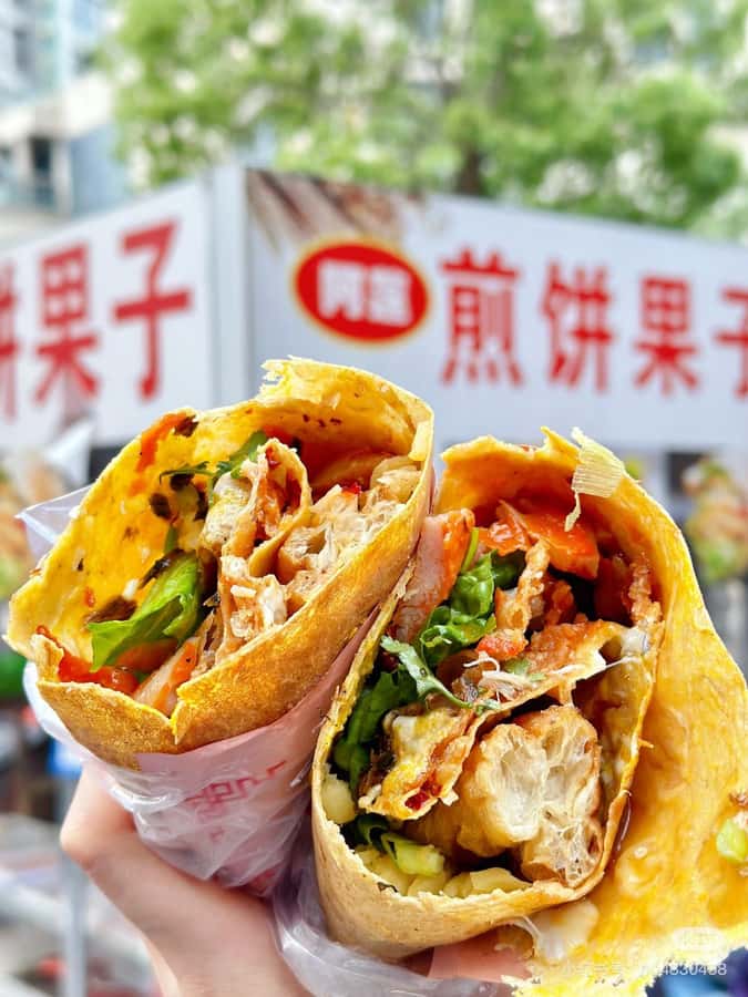 Flavors of Flushing: Exploring New York's Biggest Chinatown - First stop: jianbingguozi, the Chinese fried pancake