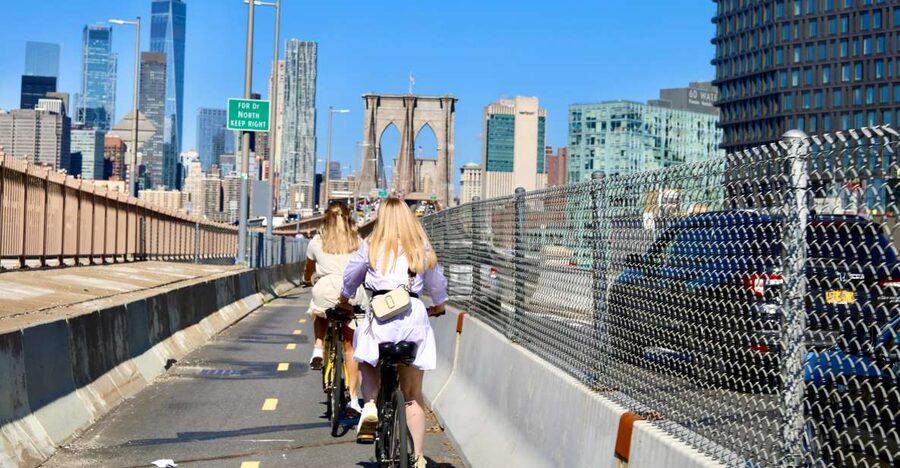 From Manhattan: 2-Hour Brooklyn Bridge Bike Tour - Chinatown, Little Italy, and the downtown streets