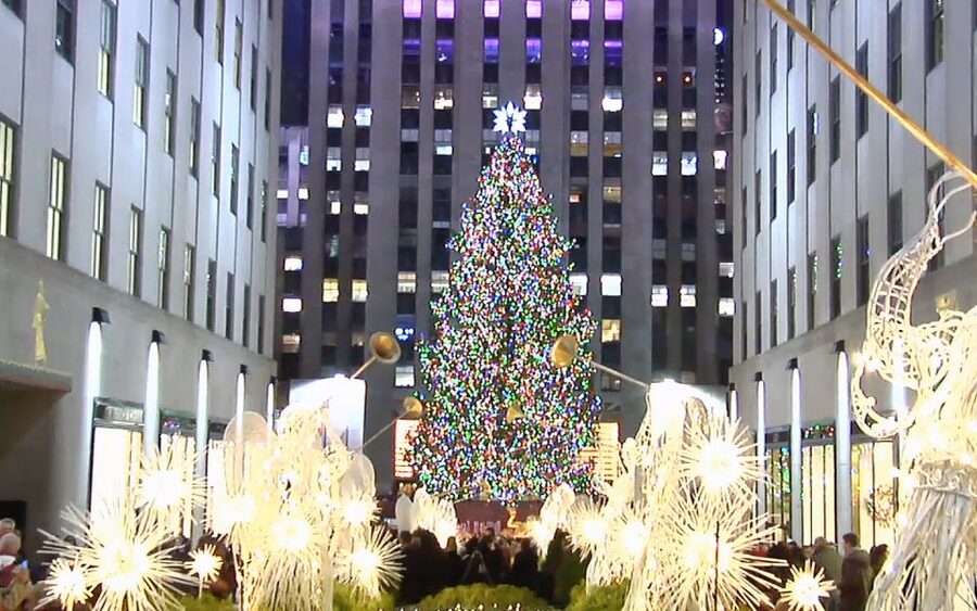 From Manhattan: Dyker Heights Lights & Skyline Tour - Walking through Dyker Heights after dark
