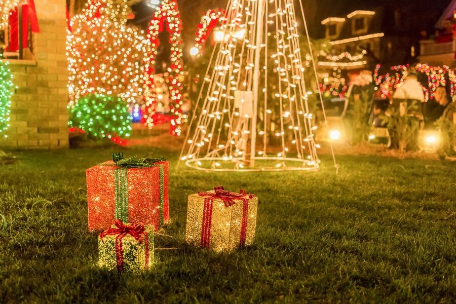 From Manhattan: Dyker Heights Lights & Skyline Tour - Meeting at 1651 Broadway in Times Square