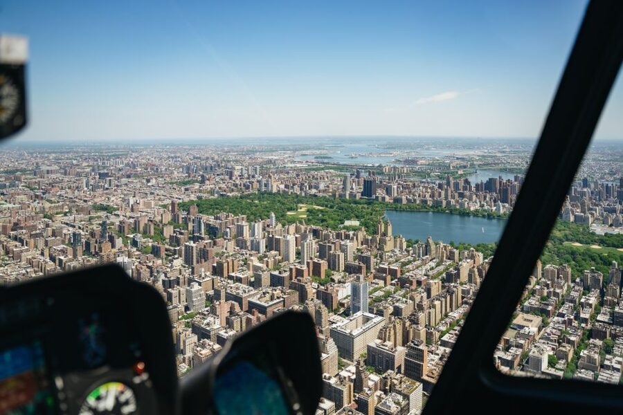 From Westchester: New York City Scenic Helicopter Tour - What the shared aircraft setup means