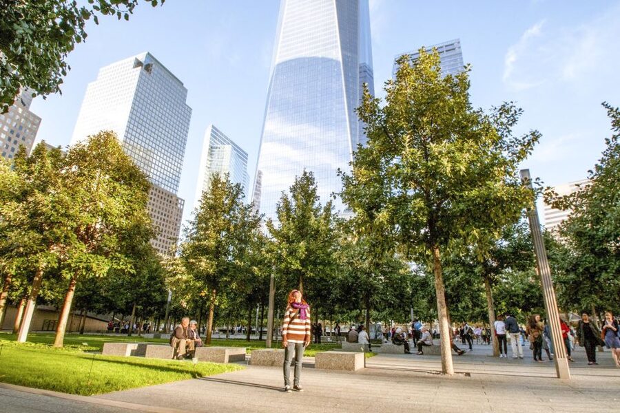 Ground Zero 9/11 Memorial Tour & Optional 9/11 Museum Ticket - Standing Beside the Memorial Pools