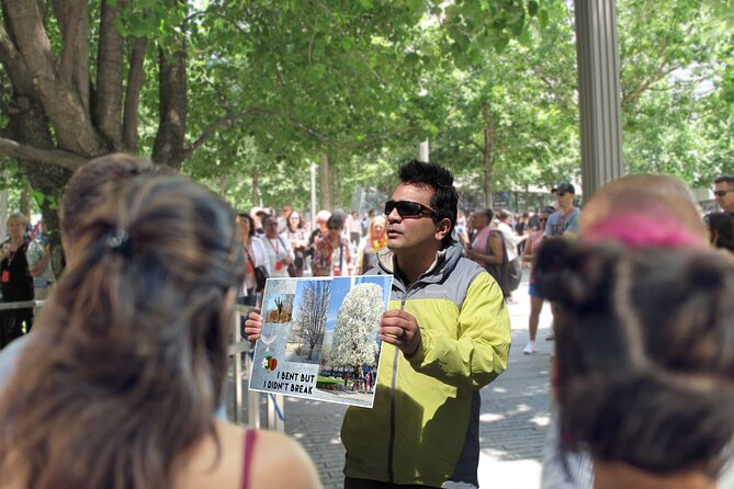 Ground Zero Tour with One World Observatory Access - Memorial Plaza from the World Trade Center overlook