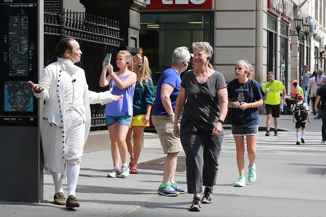 Hamilton Live! Walking Tour in lower Manhattan - The Custom House, Bowling Green, and the musical’s final setting