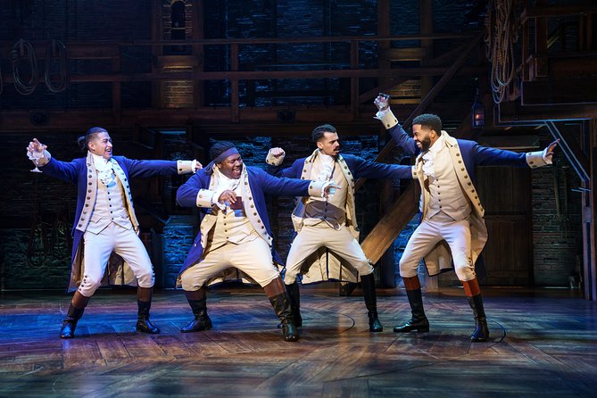 Hamilton on Broadway Ticket - The score: hip-hop, debate, and dramatic speed