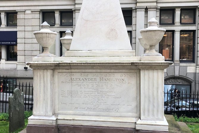 Hamilton's Wall Street - Price, group size, and what you receive