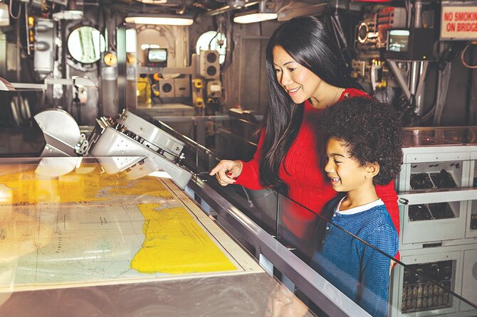 Intrepid Museum Admission Ticket - Inside Growler, the submarine with a 40-inch height rule