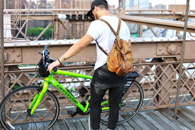 Manhattan and Brooklyn Bridge Bike Rental - Starting near Lower Manhattan and the South Street Seaport