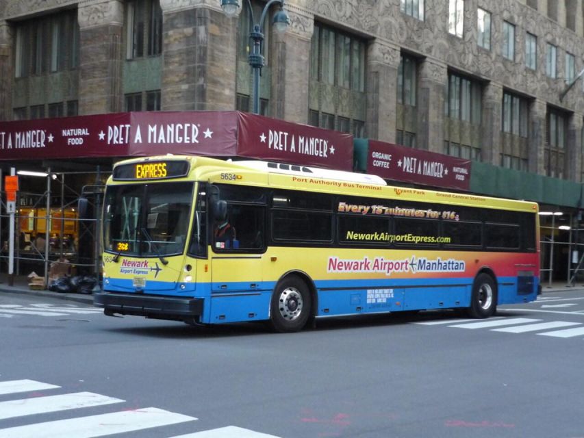 Manhattan: Bus Transfer from/to Newark Airport - Booking, cancellation, and timing advice