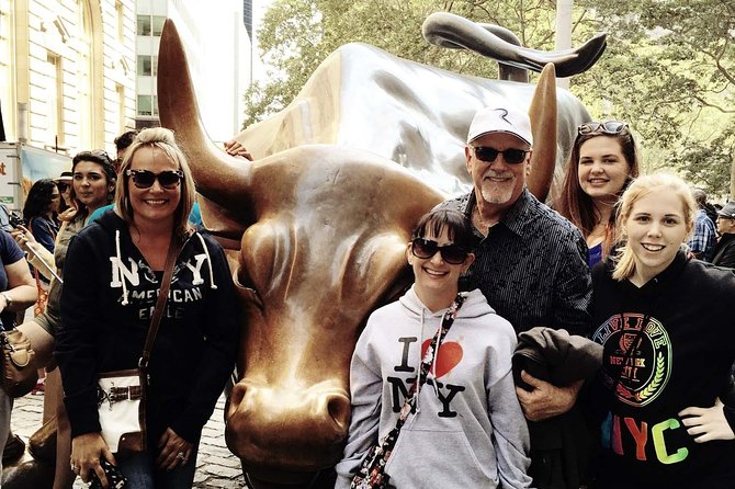 Manhattan Group Tour Including Wall Street and 911 Memorial - The Charging Bull and the route’s best photo stop